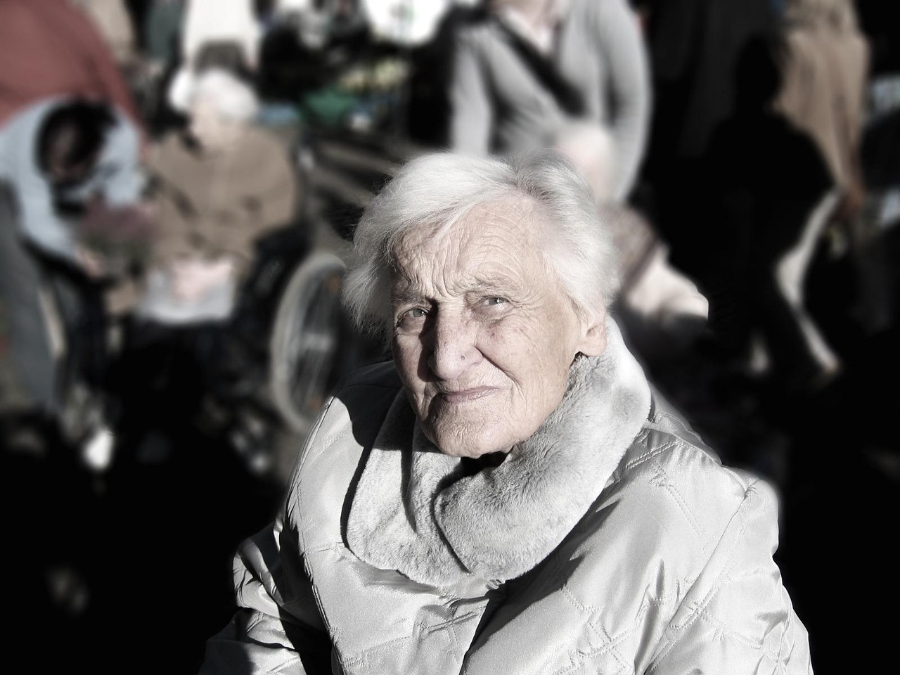 woman, elderly, portrait, old, senior